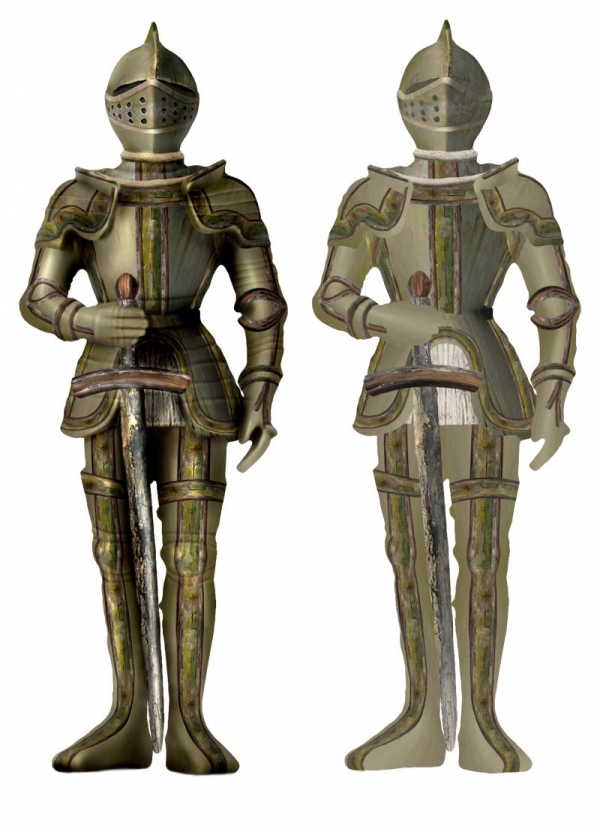 Creation of Wooden Knight: Step 4